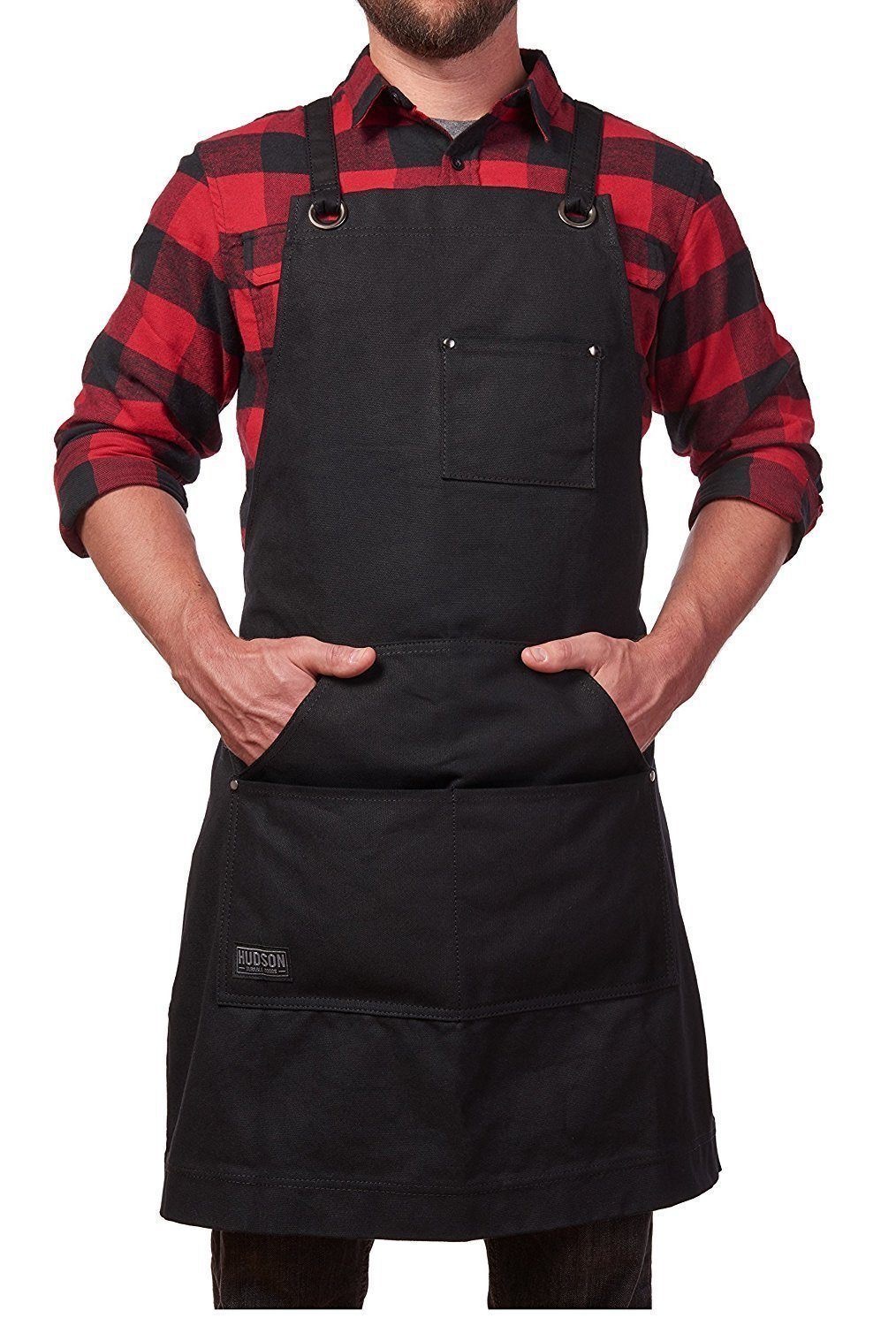 Hudson Durable Goods Waxed Canvas Bib Apron
