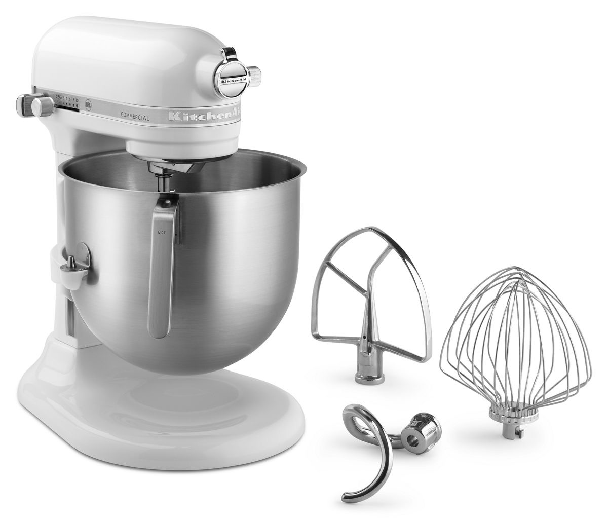 KitchenAid Commercial Series 8-Quart Bowl-Lift Stand Mixer (KSM8990WH)