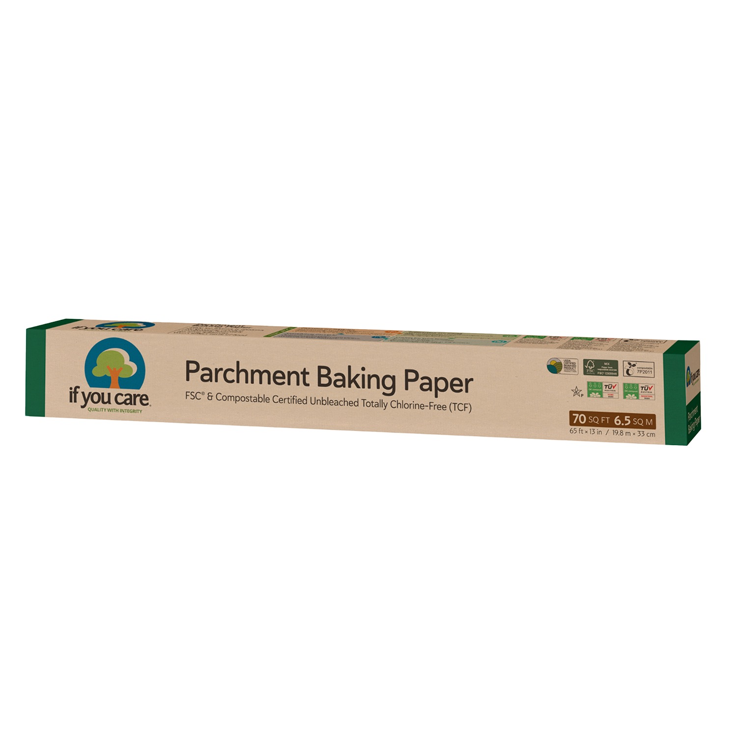 If You Care Unbleached Parchment Paper Roll