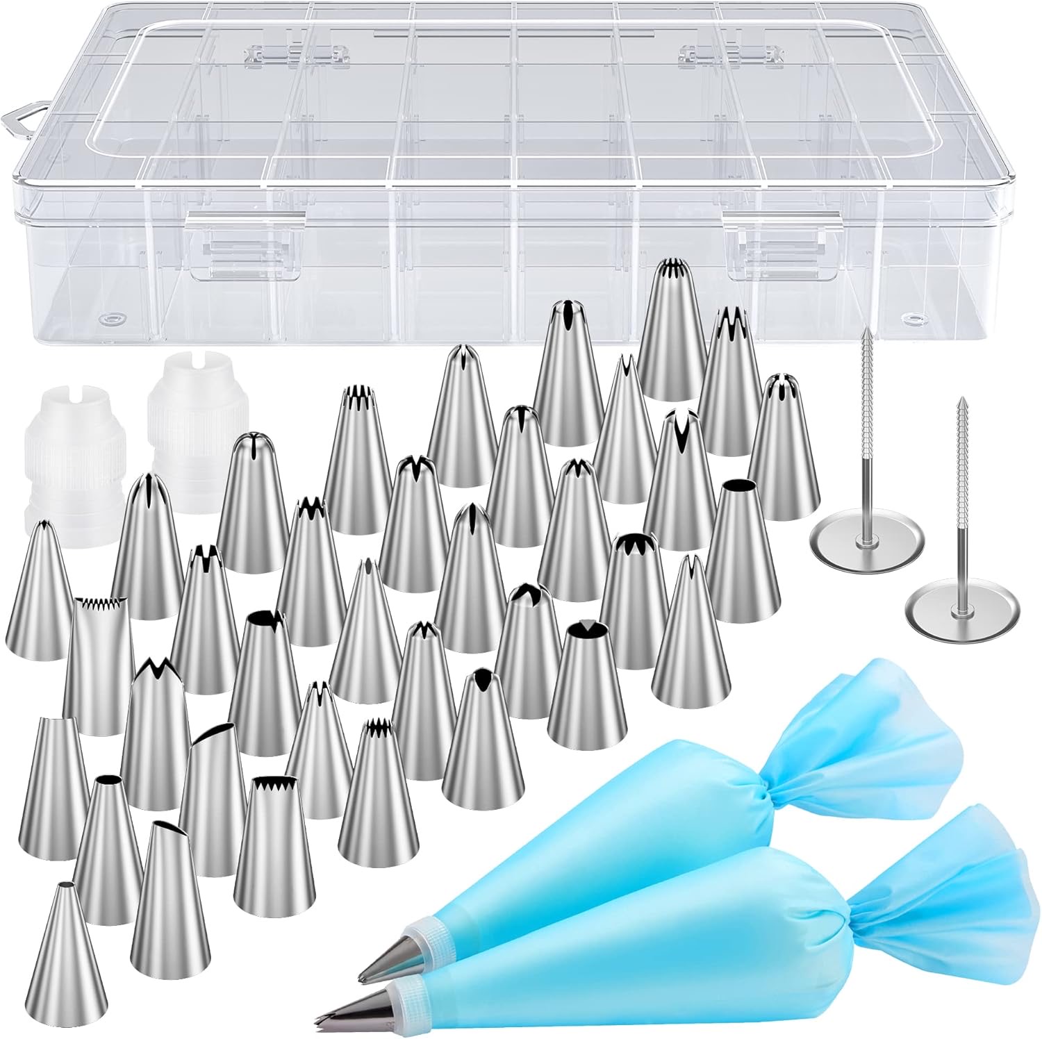 Kootek Cake Decorating Kit (Bags, Tips, Couplers)