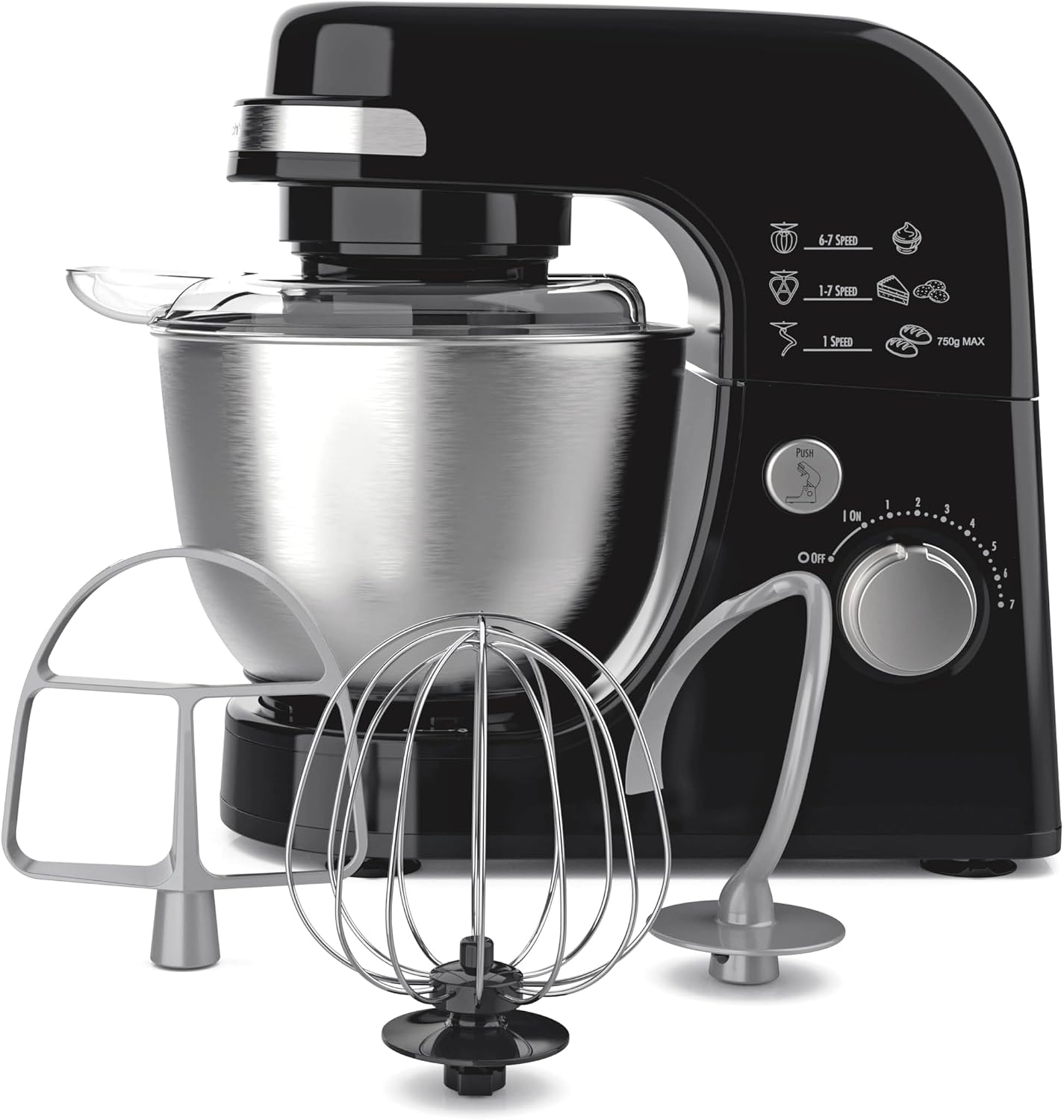 Hamilton Beach 7 Speed Stand Mixer, 4 Quart (63390)