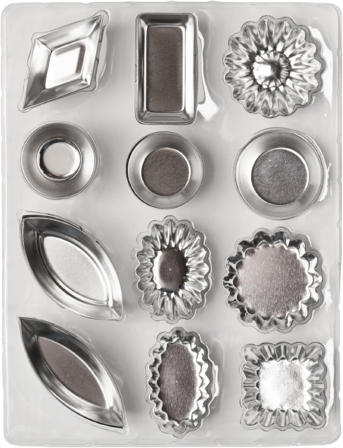 Ateco Tartlet Mold Set (72-Piece, Assorted Shapes)