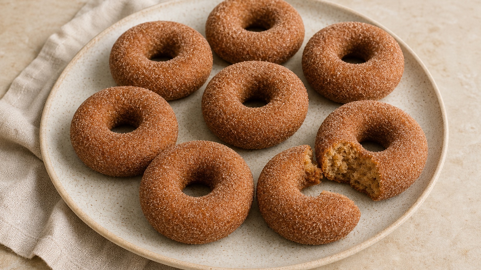 Baked Apple Cider Doughnuts