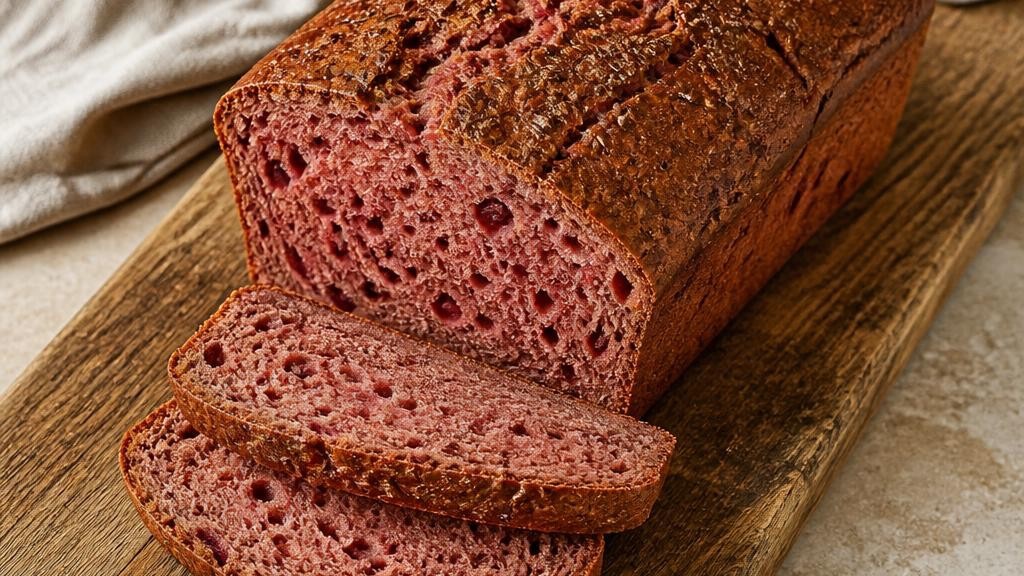 Beetroot Rye Tin Loaf