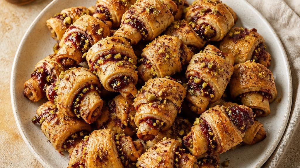Cranberry Pistachio Rugelach