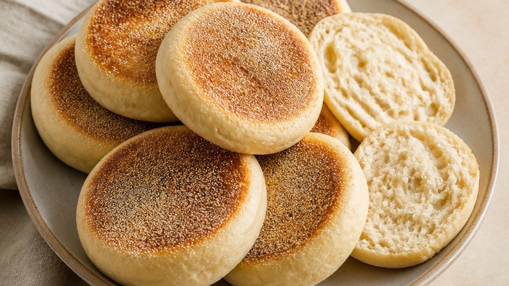 Griddled English Muffins