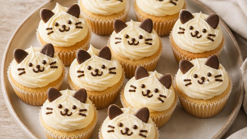 Home-Kitchen Cat Cupcakes