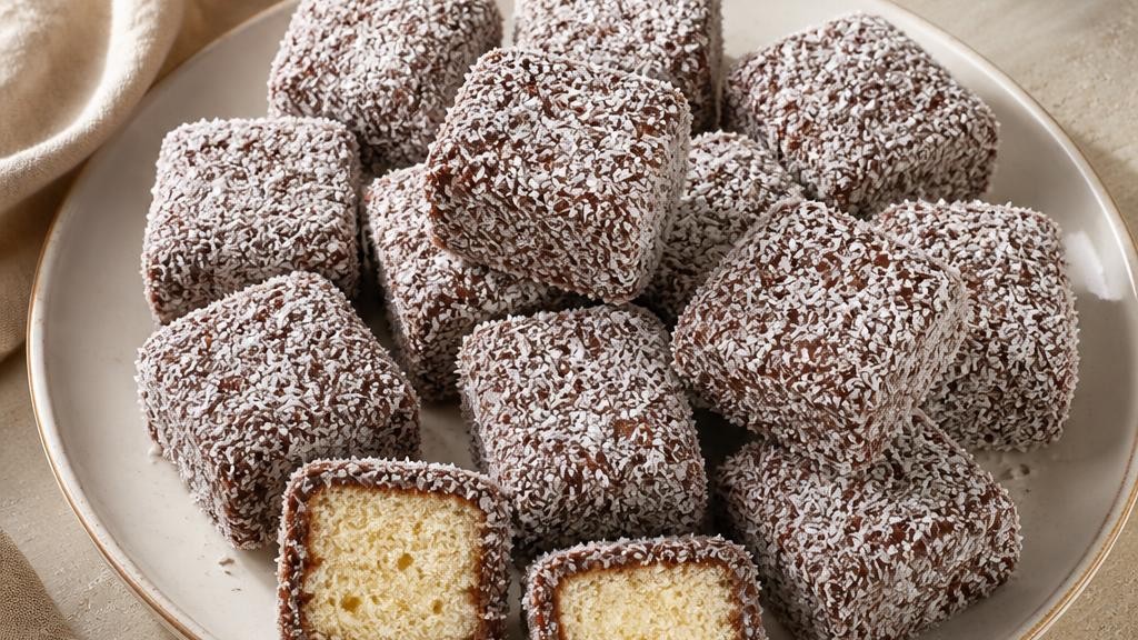Home-Kitchen Chocolate Lamingtons