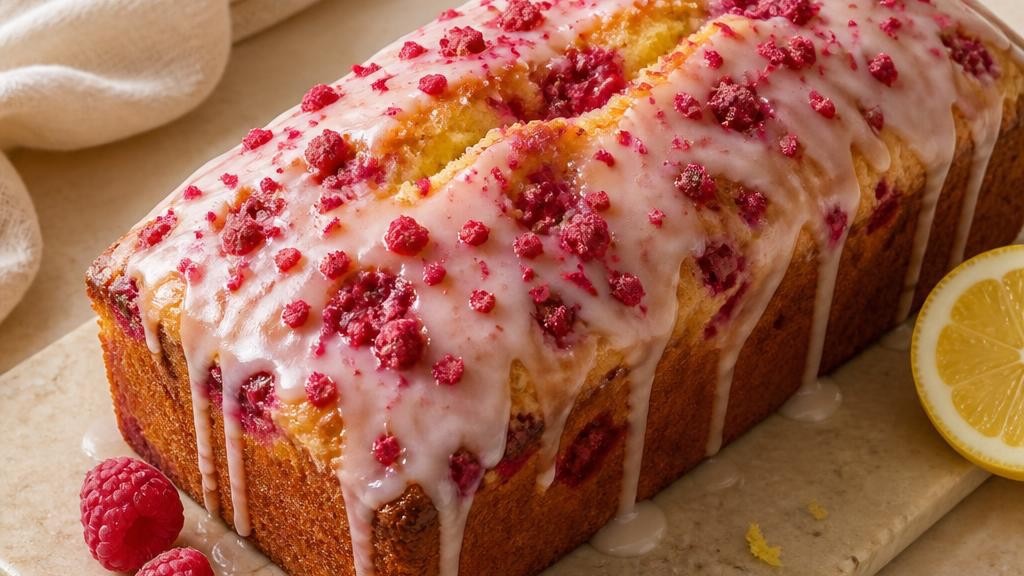 Lemon Raspberry Loaf Cake