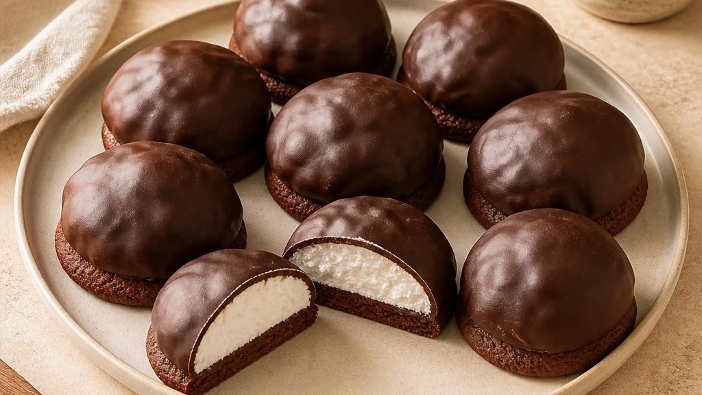 Marshmallow Chocolate Teacakes