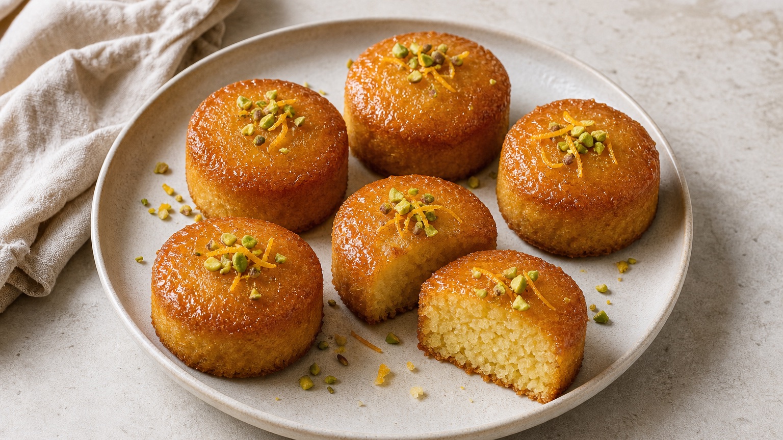 Orange Blossom Honey Cakes