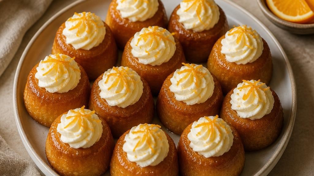 Orange Rum Babas