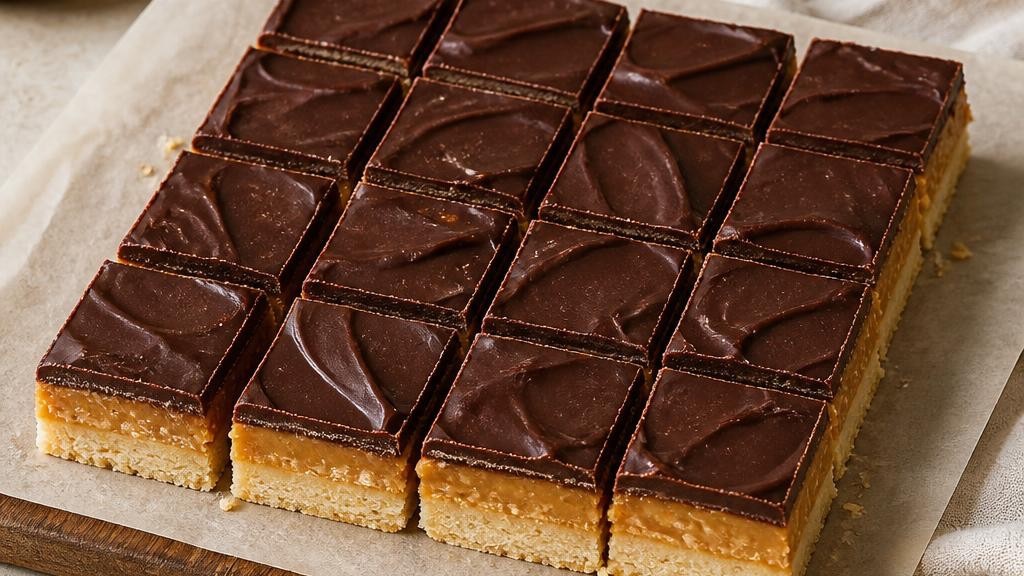 Peanut Caramel Shortbread Bars