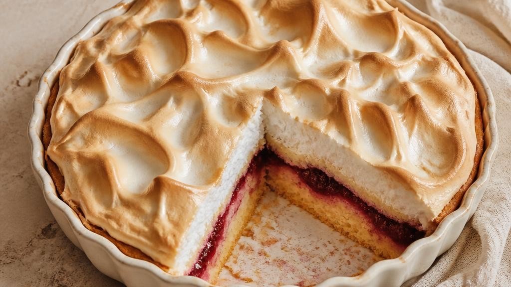 Raspberry Queen of Puddings