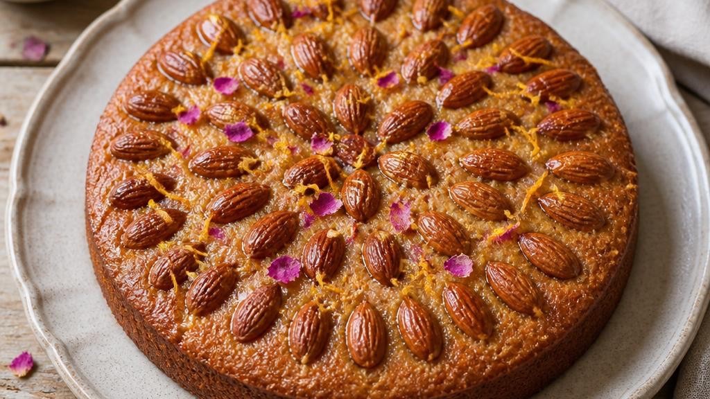 Spiced Almond Love Cake