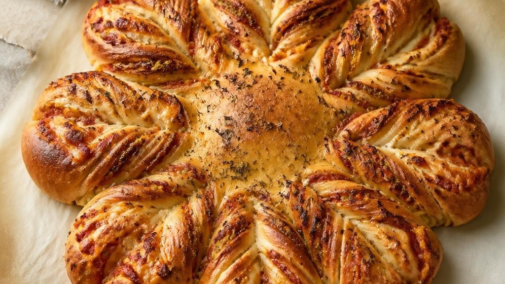 Tomato-Cheddar Pull-Apart Star