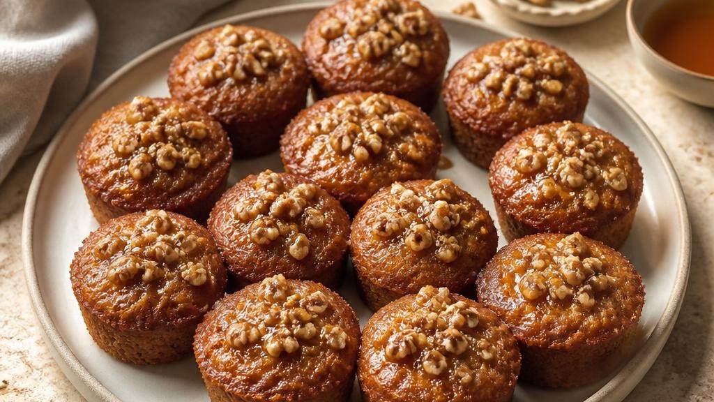 Walnut Orange Blossom Tea Cakes