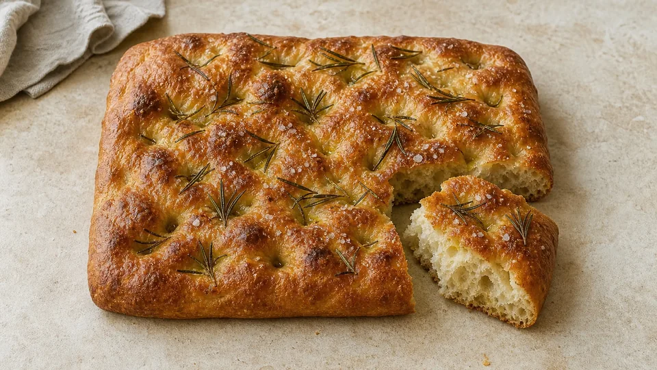 Rosemary and Sea Salt Focaccia