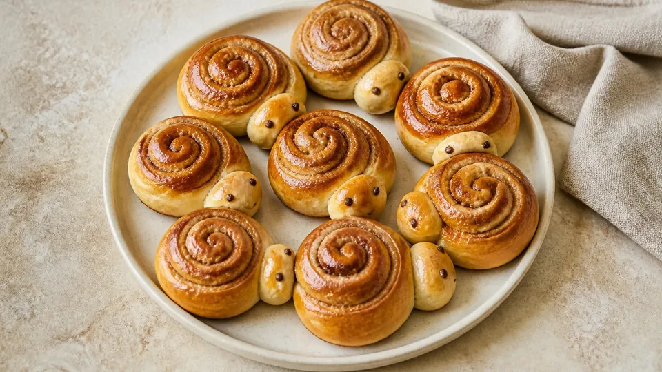 Cinnamon Snail Buns